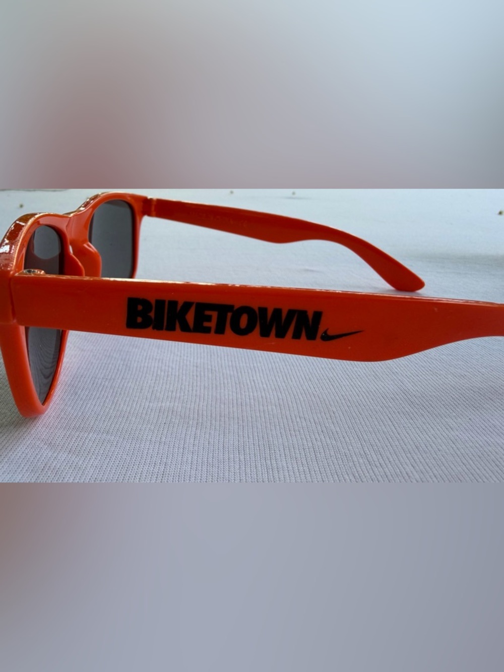 Nike Biketown promo Orange Retro Sunglasses with Dark Lenses